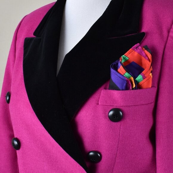 Vintage ESCADA by Margaretha Ley Crop Blazer Jacket - 42 - Picture 3 of 13